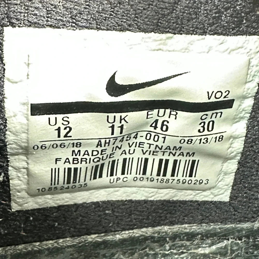 Nike Metcon 4 Training Shoes Mens 12 Black Iridescent AH7454-001